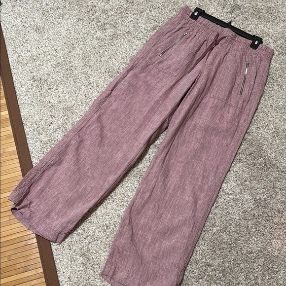 Athleta Rose Straight Leg Linen Pants - Picture 1 of 5
